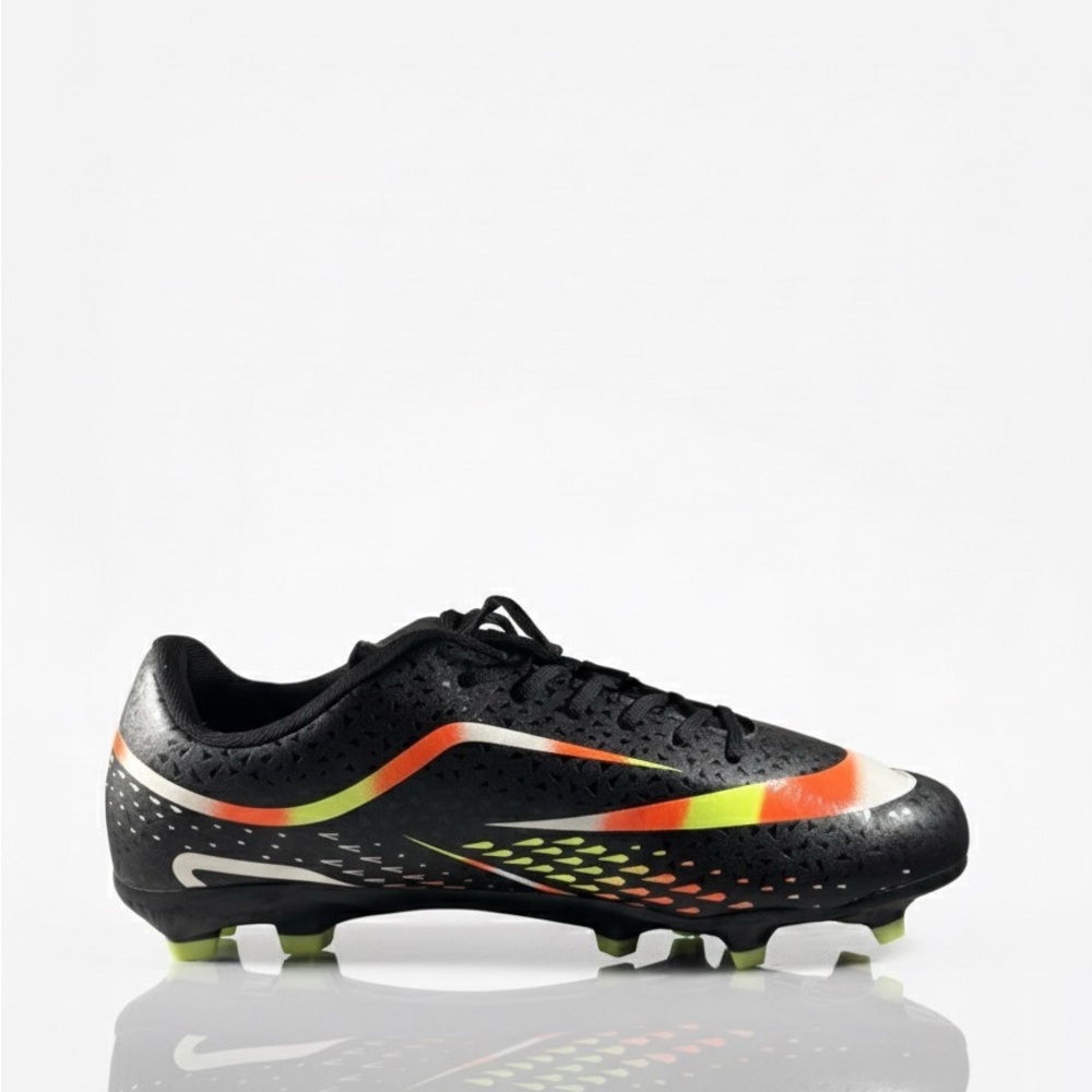 Men's Black and Neon Soccer Cleats